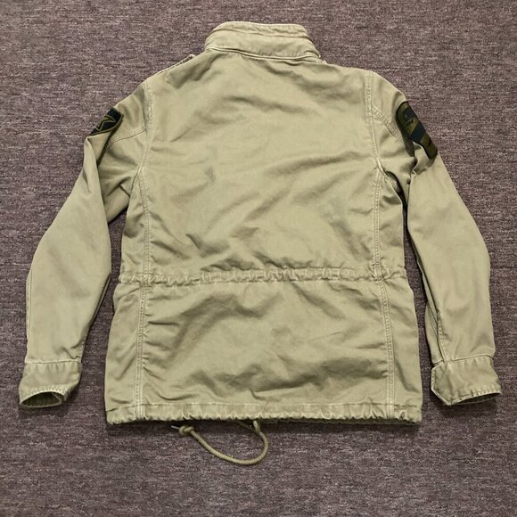 Ralph Lauren Denim Supply Army Military Field Inspired Jacket Mens Small Beige - Picture 2 of 12